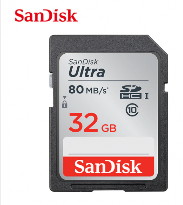 SanDisk Kartlı Kameralar İçin Sandisk 32 Gb Hafıza Kartı