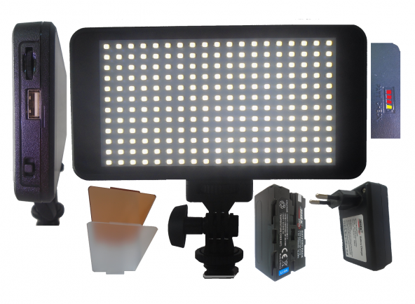 PDX Kameralar İçin Led-228 Sony mc1500 ışığı, Sony Hd1000 ışığı