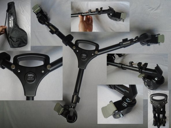 PDX Slik 504QF Tripod İçin PDX-901 Doly, Tripod Tekeri