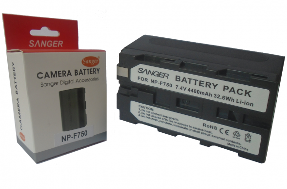 SANGER NP-F750 Led-Vl011 Bataryası, Led-228 bataryası, Led-396 Bataryası