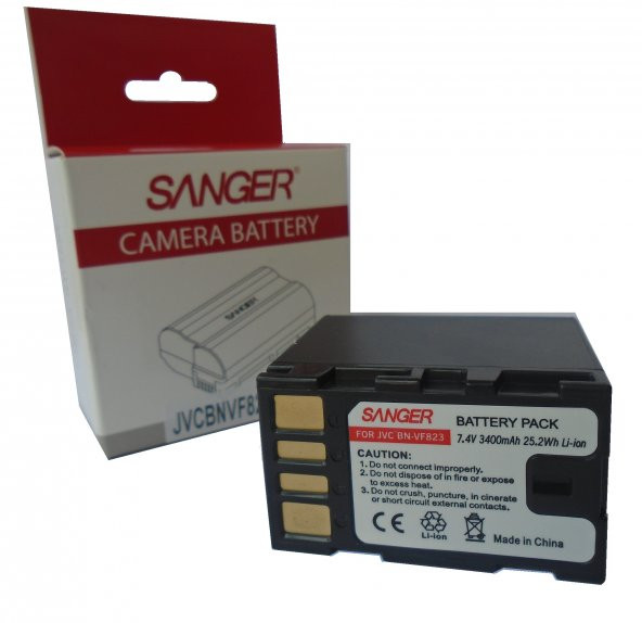 SANGER V823, V823U, BF823, BF823U JVC Kamera Bataryası