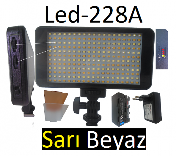 PDX Kamera İçin LED-228A KAMERA IŞIĞI