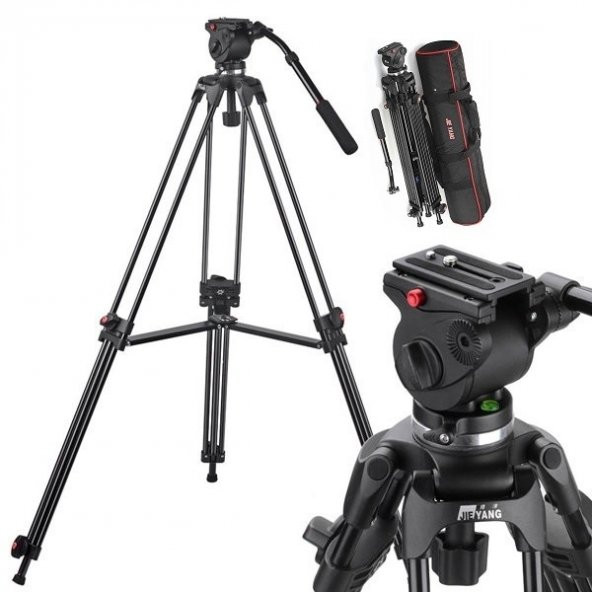 Jieyang Jie Yang JY508B Kamera Ayağı, Tripod, Üçayak