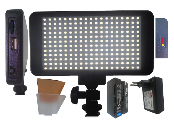 PDX led-228 panasonic Md9000 kamera ışığı, HMC81 kamera Işığı