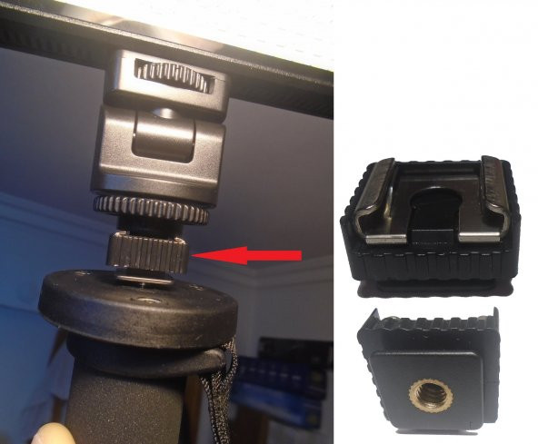 OEM Vidalı Flaş Tutucu, Monopo Üstü Flaş tutucu ürün görseli 1