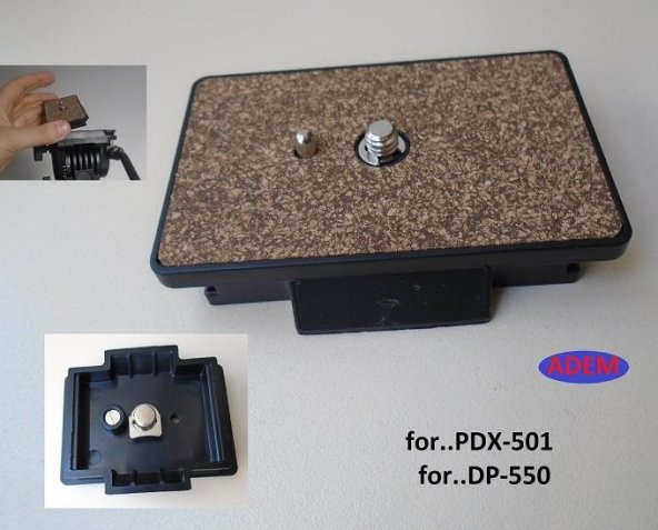 PDX DP-550 PLATE DP 550 PLATE DP550 PLATE DP 550 Tripod İçin PLATE ürün görseli