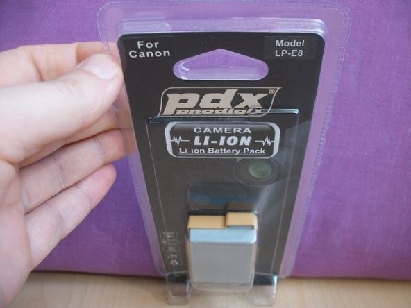 PDX CANON Eos 550D, 600D, 650D İçin LP-E8 Batarya