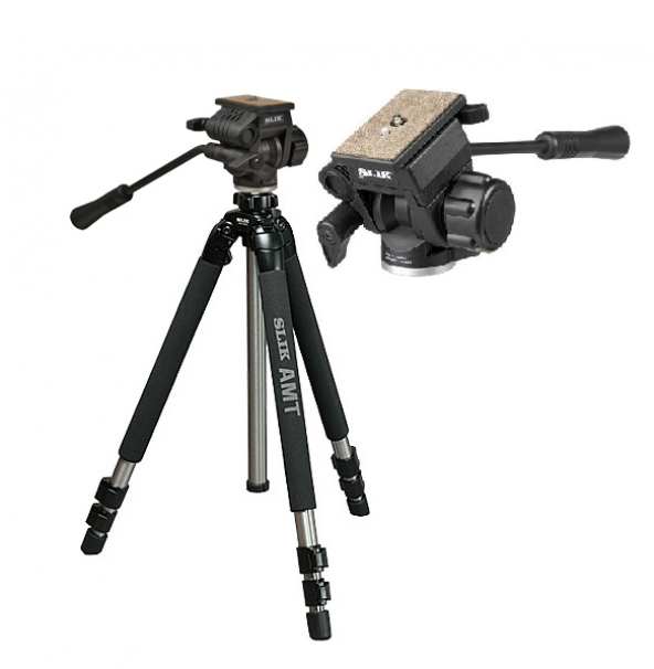 SLIK Slik Pro700QF, Kamera Ayağı, Video Tripod