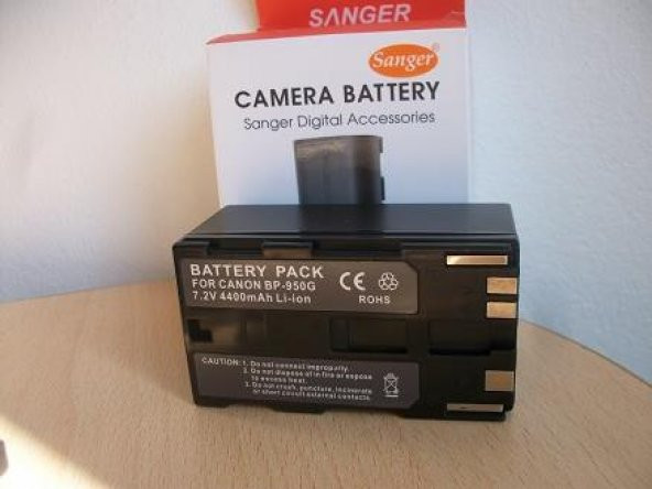 SANGER Canon XL1, XL2 Kamera Bataryası, BP-950 Batarya - 2