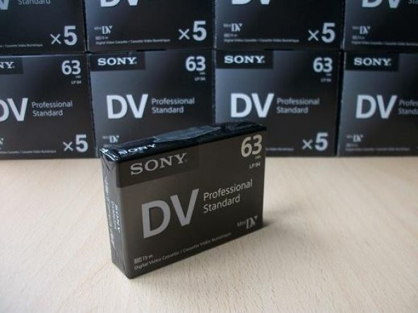 Sony SONY PREMİUM KASET, SONY MİNİ DV KASET,SARI KASET ürün görseli