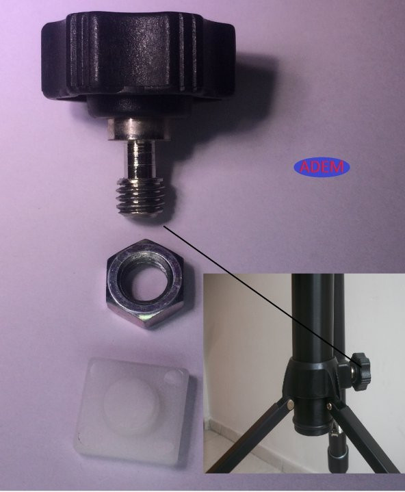 SLIK SLİK 506QF Tripod Orta Kanat Sıkma Vidaları - 1