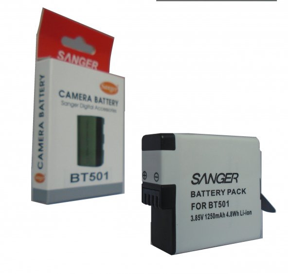 SANGER Sanger BT501 Gopro Hero 5 Bataryası, Hero 6 Bataryası, Hero 7 Bataryası, Pil ürün görseli