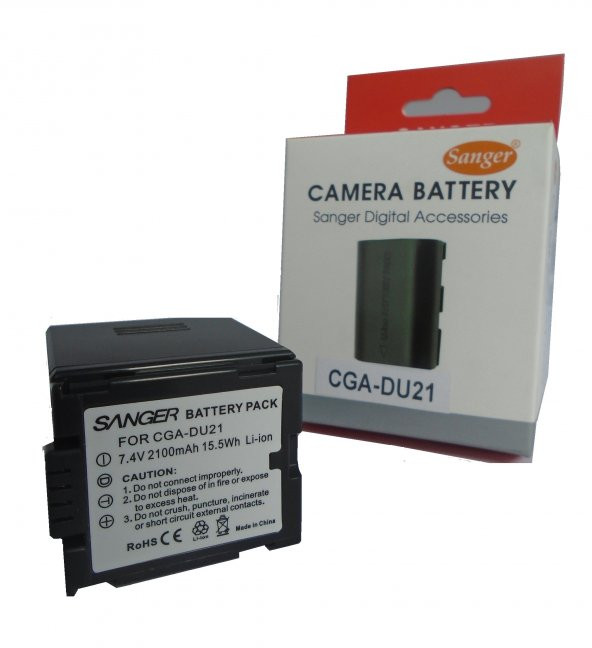 SANGER Panasonic Du21 Kamera Bataryası, Sanger DU21 Batarya