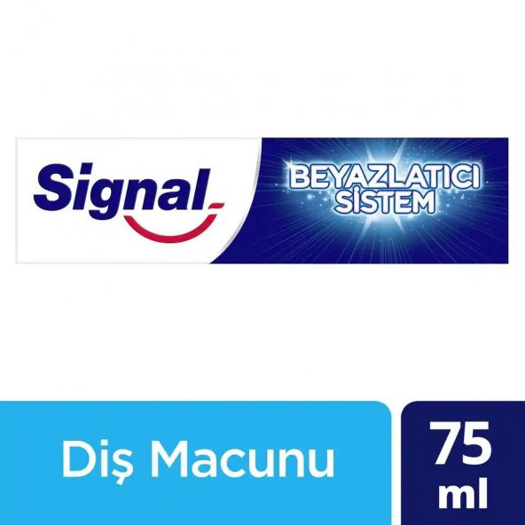 Signal Beyazlatıcı Sistem Macun 75 Ml