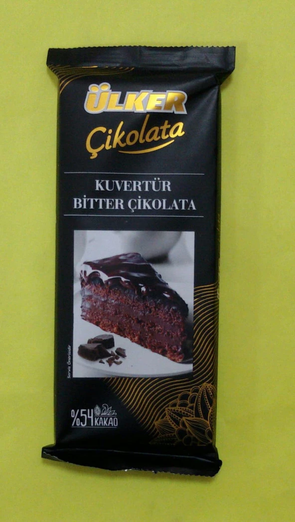 ÜLKER KUVERTÜR 54 KAKAO BİTTER ÇİKOLATA 200 G