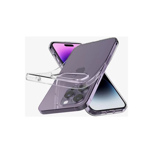 iPhone 14 Pro Max Kılıf Liquid Crystal 4 Tarafı Tam Koruma Crystal Clear - ACS04809