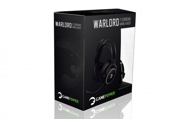 Gamepower Warlord Siyah 7.1 Surround RGB Mikrofonlu Oyuncu Kulaklığı - 6