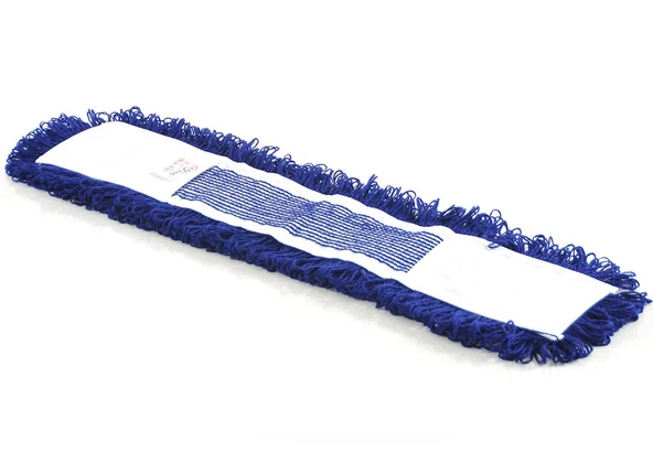Cod-Ex Orlon Mavi Statik Toz Mop Takımı Seti - 60 Cm. - 5 Adet Mop + Mop Tutucu + Sap - 1 Takım - Resim 2