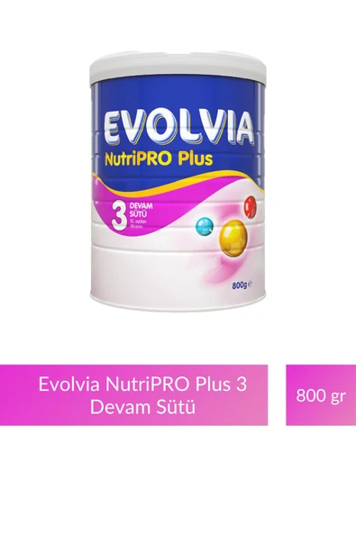 Evolvia NutriPRO Plus 3 Devam Sütü 800 gr
