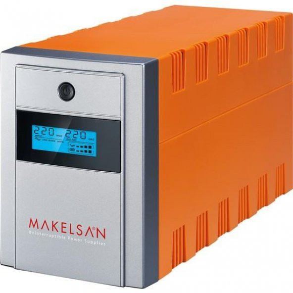 MAKELSAN LION 1200 VA LCD/USB(2x12V 7AH Akü)LINE INT.5/10 dk UPS