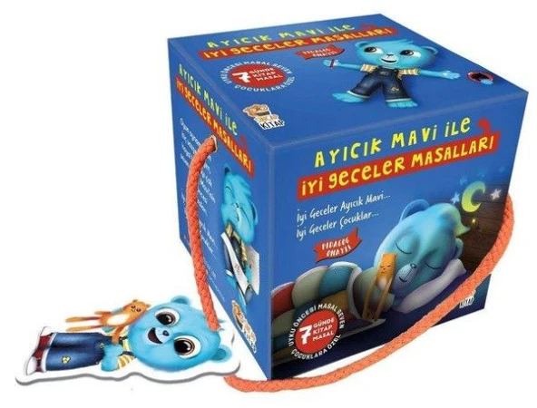 Ayıcık Mavi İle İyi Geceler Masalları Set (7 Kitap)