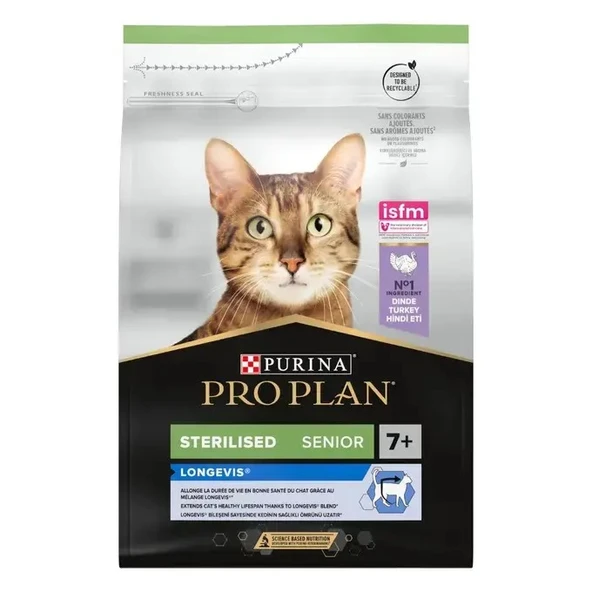 Pro Plan Sterilised 7+ Yaşlı Kedi Maması 3 Kg - Resim 2