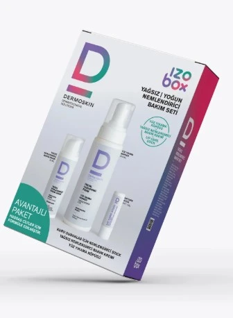 Dermoskin İzobox Yağsız Yoğun Nemlendirici Bakım Seti - Resim 2