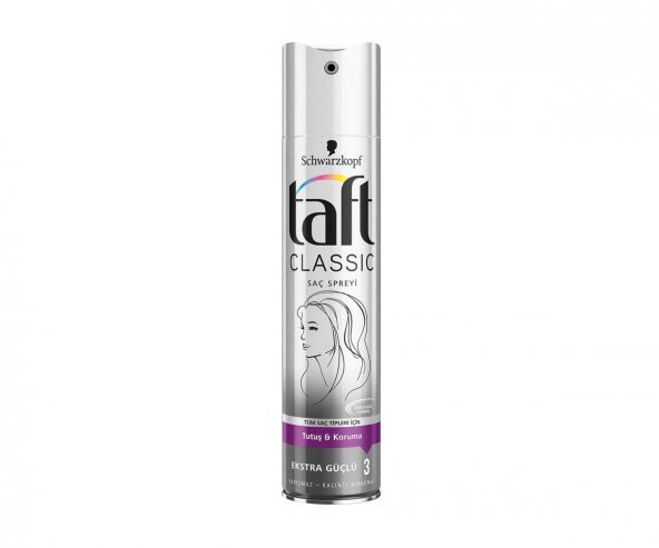 Taft Classic Ekstra Güçlü Sprey 250 Ml