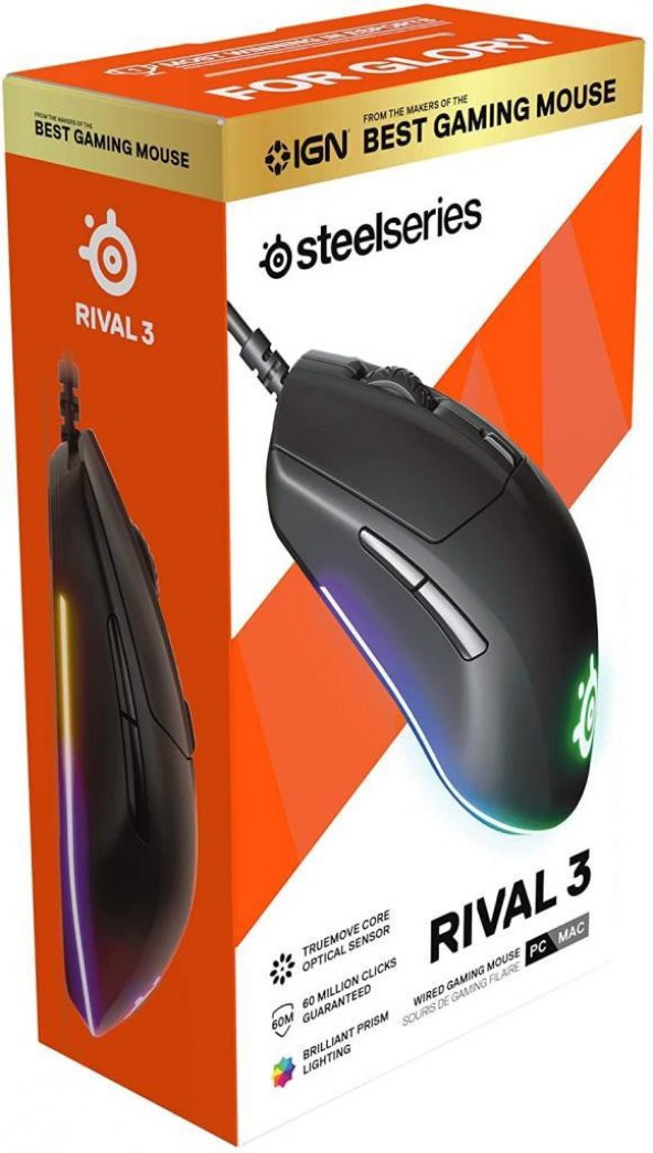 Steelseries Rival 3 Rgb Oyuncu Mouse - 5