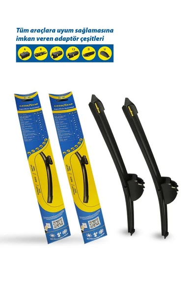 GOODYEAR SSANGYOUNG RODIUS SUPERMUTE  2'Lİ MUZ SİLECEK TAKIMI 2004-2012 MPV (600MM+450MM) - 2