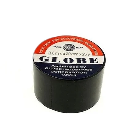 Globe Elektrikçi Kanal Bandı İzole Bant Geniş Siyah 50mm x 25Yrd ürün görseli