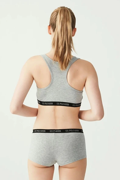 U.S. Polo Assn. Kadın Büstiyer Şort Takım - 11
