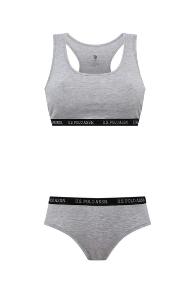 U.S. Polo Assn. Kadın Büstiyer Şort Takım - 12
