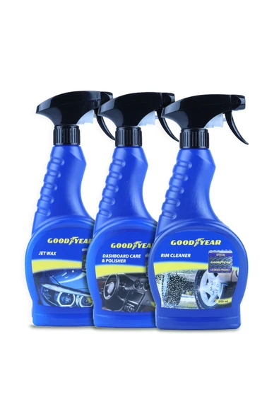 Goodyear Tüm Araçlara Özel 3'Lü Cila Bakım Seti