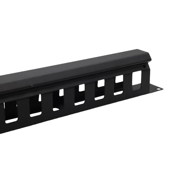 VİGES 1U 19" KIZAKLI ORGANİZER SİYAH - 4