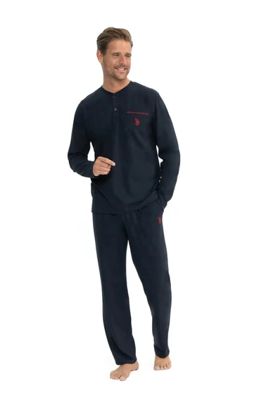 U.S. Polo Assn. Erkek Çeyizlik 5'li Pijama Takım - 8