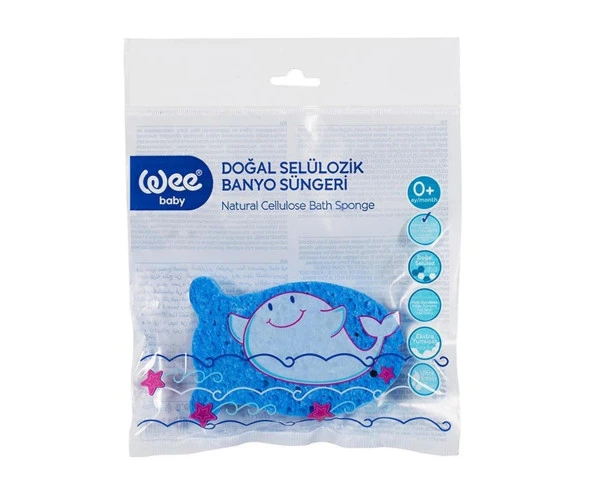 Wee Baby Doğal Selülozik Banyo Süngeri 915 -  Balık