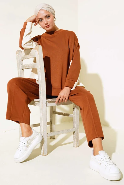 Loyşa Salaş Parçalı İkili Takım Taba ürün görseli 1