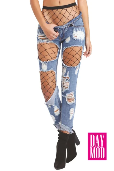 Daymod Beli File Külotlu Çorap 500 Siyah - Resim 3