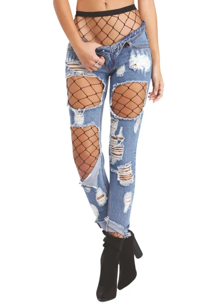 Daymod Beli File Külotlu Çorap 500 Siyah - Resim 2