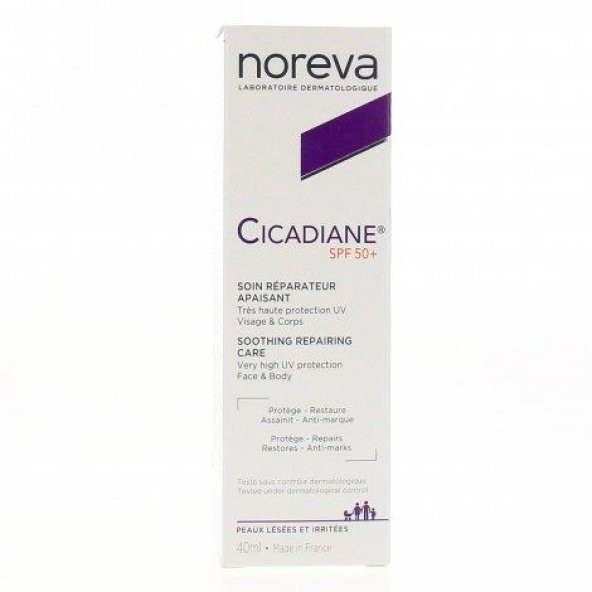 Noreva Cicadiane Soothing Repairing Spf 50+ 40 ml Yatıştırıcı Onarıcı Krem