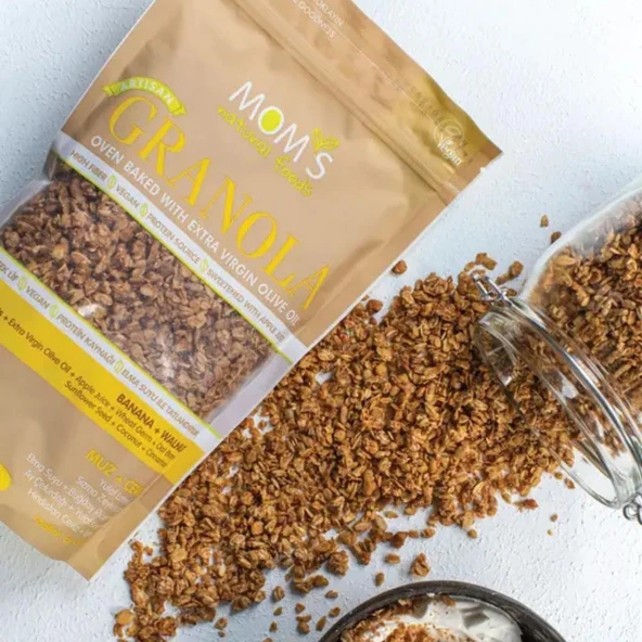 Mom's Natural Foods Muz+Ceviz 360 g e - Resim 2