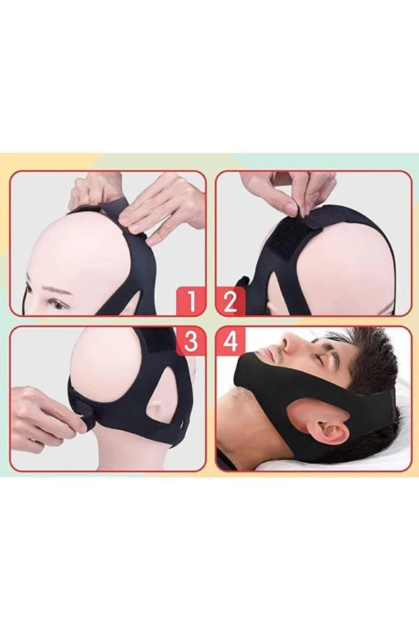 Horlama Bandı Horlama Önleyici Maske - Resim 5