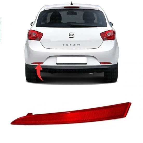 6J4945105 SEAT IBIZA 4 (6J5, 6P1) 08-15 IBIZA 4 SC (6J1, 6P5) 08-15 TAMPON REFLEKTORU ARKA SOL İTHAL