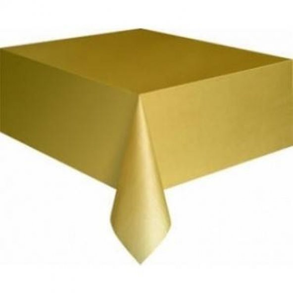 Gold Masa Örtüsü Plastik Lüks 120*180 cm