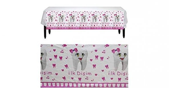 Diş Buğdayı Masa Örtüsü, 180 cm x 120 cm, Pembe