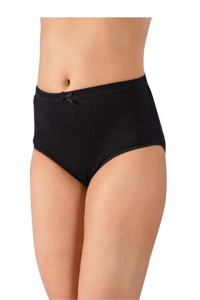 5 Adet Lüx Drm Buse Bayan Bato Yüksek Bel Slip Külot 035 - Resim 2