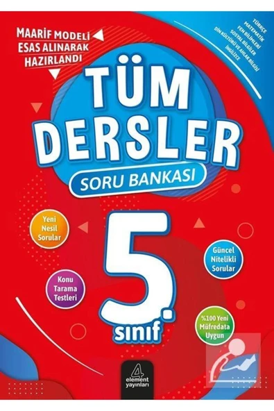 ELEMENT 5.SINIF TÜM DERSLER SORU BANKASI