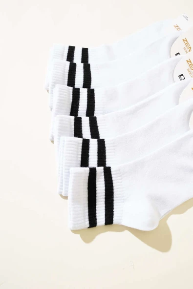 Bayan 12li Penye Kısa Konç Çorap Asorti 1 - Resim 2