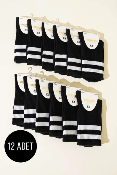 Bayan 12li Penye Soket Çorap Asorti 2 ürün görseli
